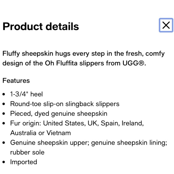 UGG Oh Fluffita Platform Slingback Slippers Black Sheepskin Size 10 - Picture 12 of 12